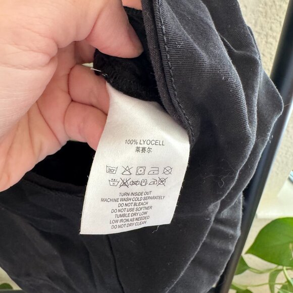 Free People Black Criss Cross Back Jumpsuit - Picture 5 of 7